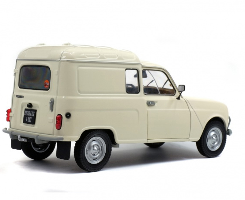 Renault 4 R4 4L F4 FOURGONNETTE 1975 creme 1:18