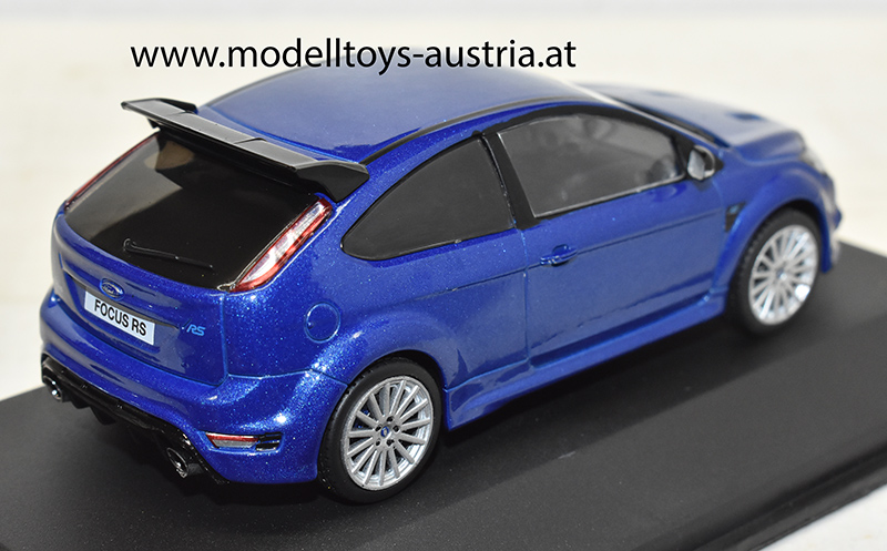 Ford Focus RS MKII MK2 2009 blau metallik 1:43