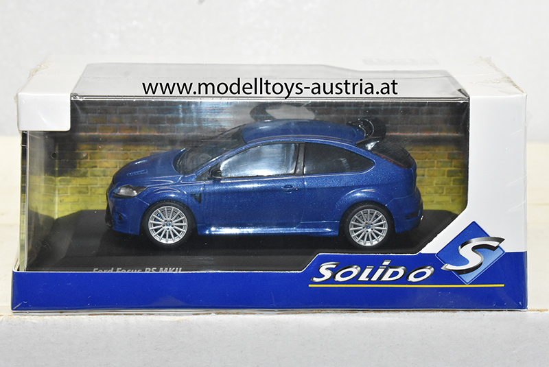 Ford Focus RS MKII MK2 2009 blau metallik 1:43