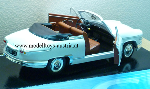 Panhard PL 17 Cabrio 1964 weiss 1:18
