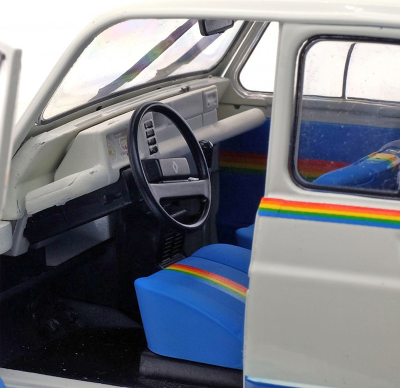 Renault 4 R4L 1981 JOGGING weiss 1:18