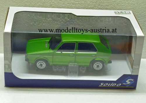 VW Golf I Golf 1 Limousine 4-türig CL 1974 grün metallik 1:18