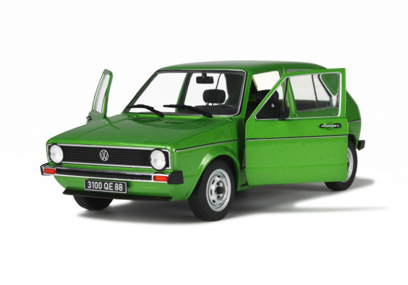 VW Golf I Golf 1 Limousine 4-türig CL 1974 grün metallik 1:18