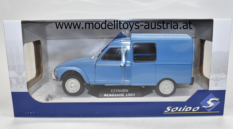 Citroen ACADIANE 1984 Kastenwagen VAN Transporter blau 1:18