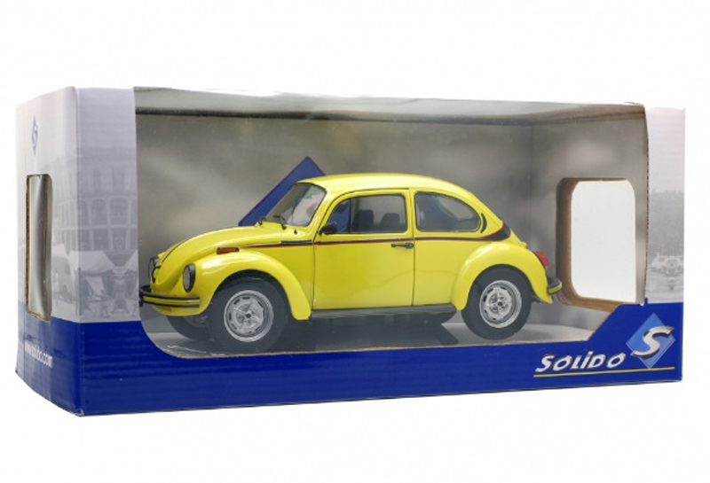 VW Käfer 1303 Limousine 1974 SPORT gelb 1:18