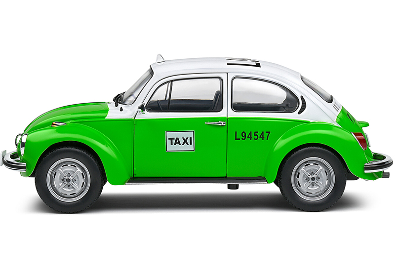 VW Käfer 1303 1974 TAXI Mexiko grün / weiss 1:18