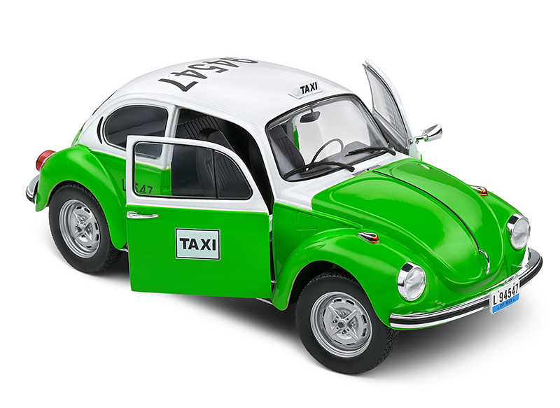 VW Käfer 1303 1974 TAXI Mexiko grün / weiss 1:18