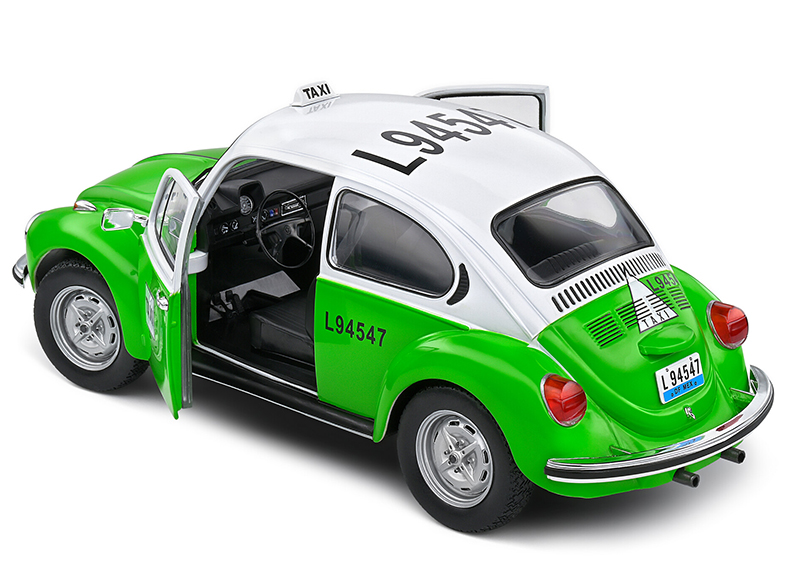 VW Käfer 1303 1974 TAXI Mexiko grün / weiss 1:18