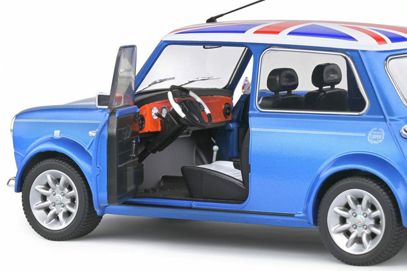 Mini Cooper Sport 1997 UNION JACK blau / weiss 1:18