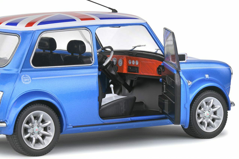 Mini Cooper Sport 1997 UNION JACK blau / weiss 1:18