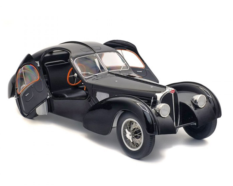 Bugatti 57 SC Atlantic Coupe 1937 schwarz 1:18