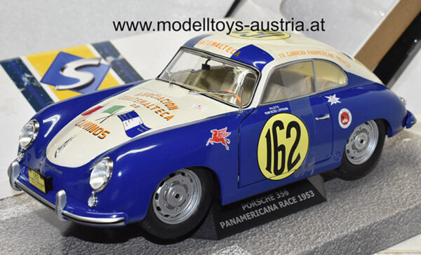 Porsche 356 Coupe 1953 Carrera Panamericana Manfredo Lippmann 1:18