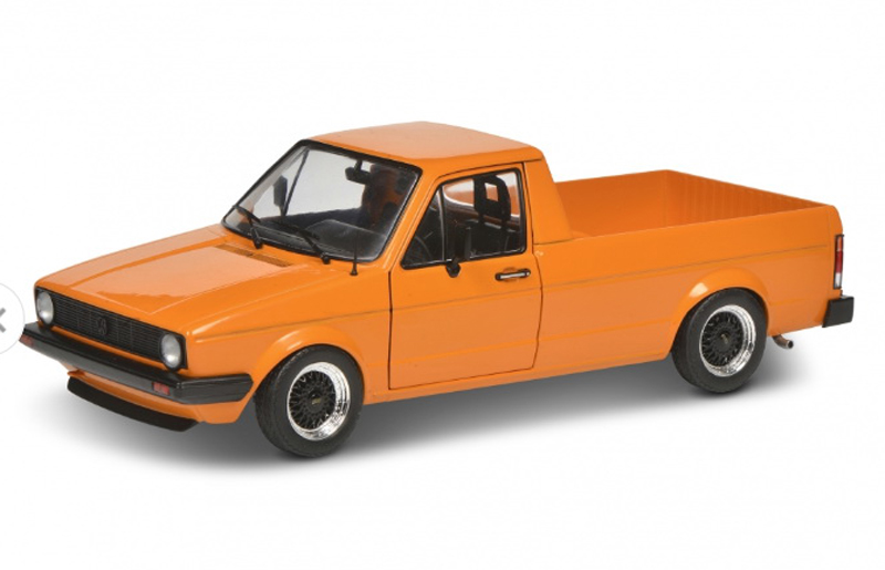VW Golf I CADDY Pick-up 1982 orange 1:18