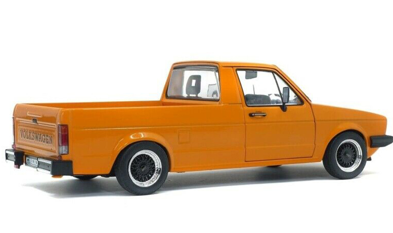 VW Golf I CADDY Pick-up 1982 orange 1:18