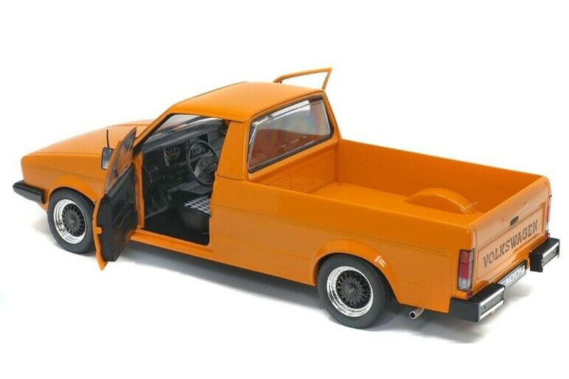 VW Golf I CADDY Pick-up 1982 orange 1:18