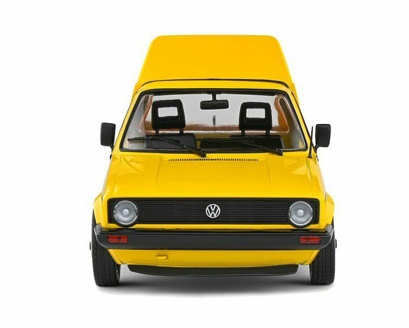 VW Golf I CADDY Pick-up 1982 DEUTSCHE POST gelb 1:18
