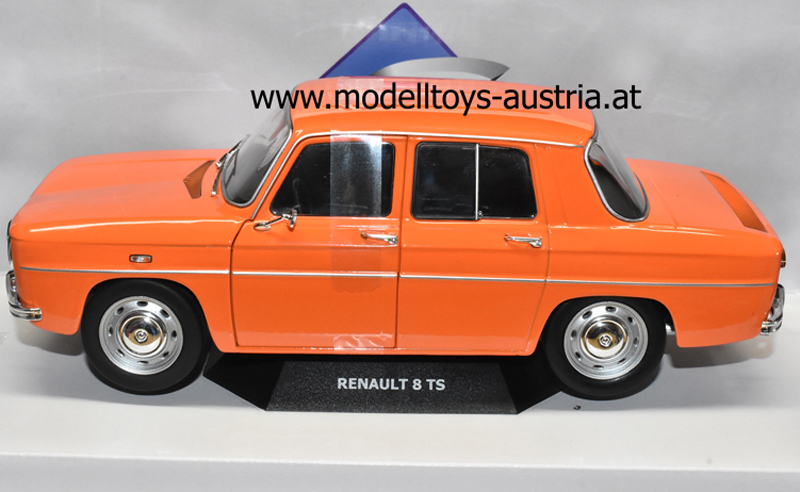 Renault 8 R8 TS orange 1:18