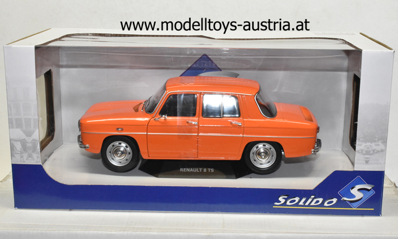 Renault 8 R8 TS orange 1:18
