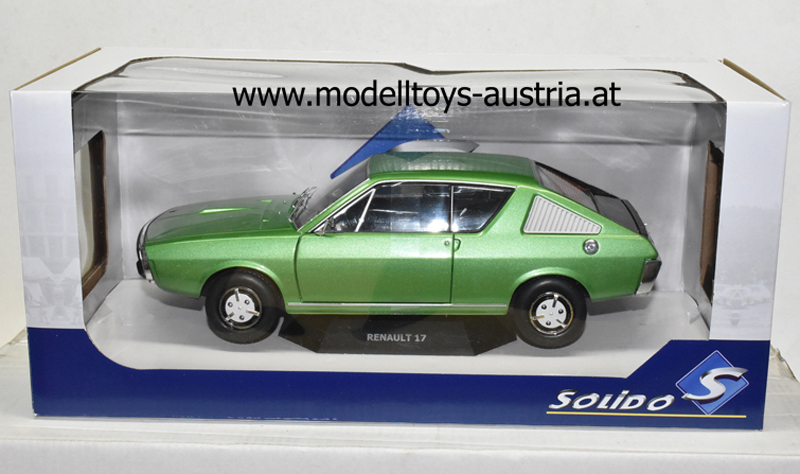 Renault 17 Coupe 1976 grün metallik 1:18