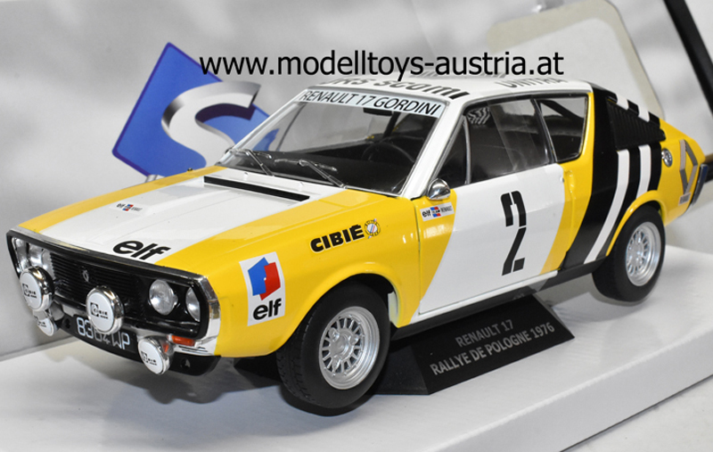 Renault 17 Coupe 1976 Rally Polen B. KRUPA 1:18