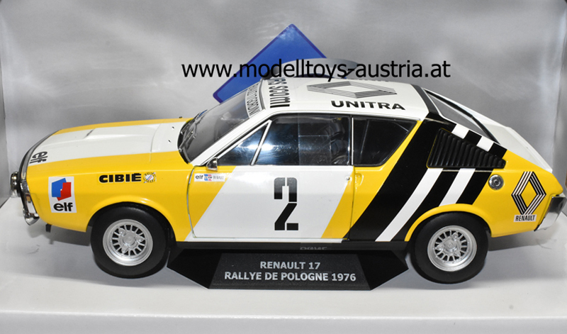 Renault 17 Coupe 1976 Rally Polen B. KRUPA 1:18