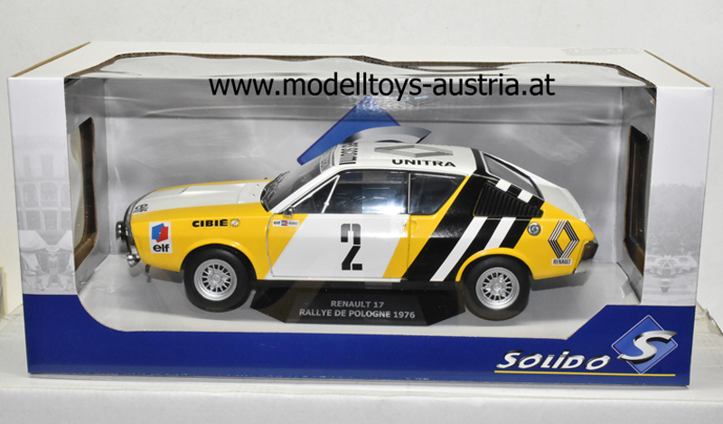 Renault 17 Coupe 1976 Rally Polen B. KRUPA 1:18