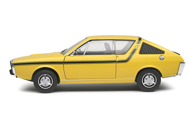Renault 17 Coupe 1976 gelb 1:18