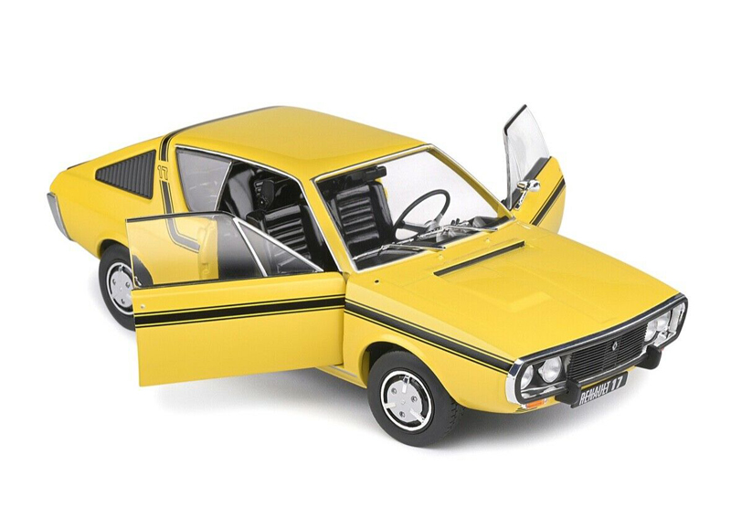 Renault 17 Coupe 1976 gelb 1:18