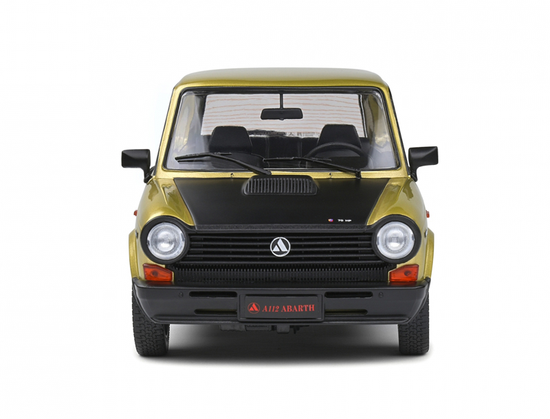 Autobianchi A112 Abarth 1979 goldbeige / schwarz 1:18