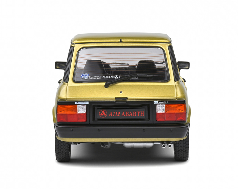 Autobianchi A112 Abarth 1979 goldbeige / schwarz 1:18