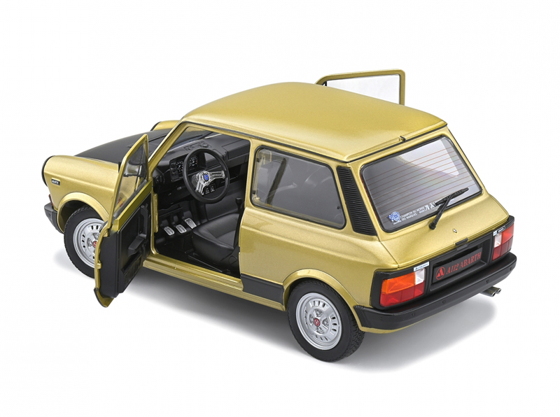 Autobianchi A112 Abarth 1979 goldbeige / schwarz 1:18