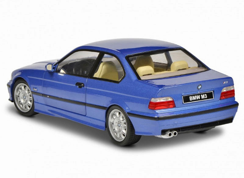 BMW E36 M3 Coupe blau metallik 1:18