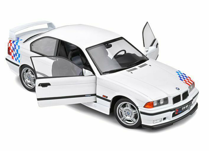 BMW E36 Coupe M3 Lightweight 1995 weiss 1:18
