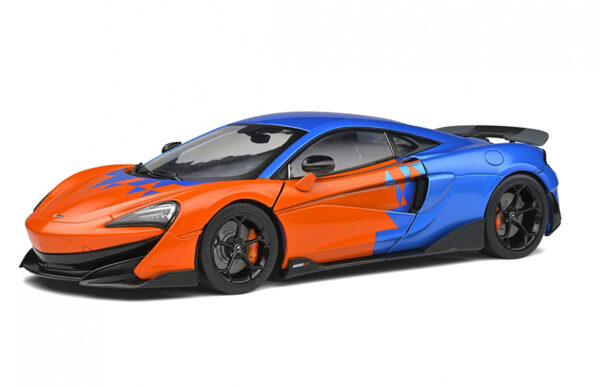 McLaren 600 LT Coupe 2019 F1 Tribute Livery orange / blau 1:18