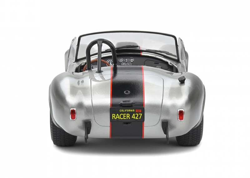 Shelby Cobra 427 1965 silber metallik / schwarz 1:18