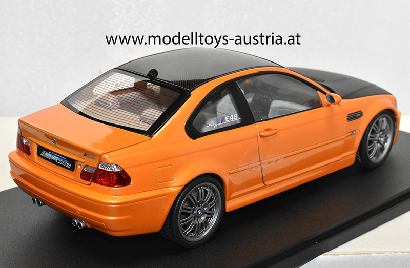BMW E46 Coupe M3 2000 Solido Works orange 1:18