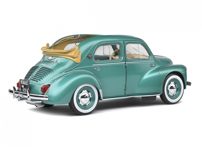 Renault 4CV 4 CV Cabrio 1951 türkisgrün metallik 1:18