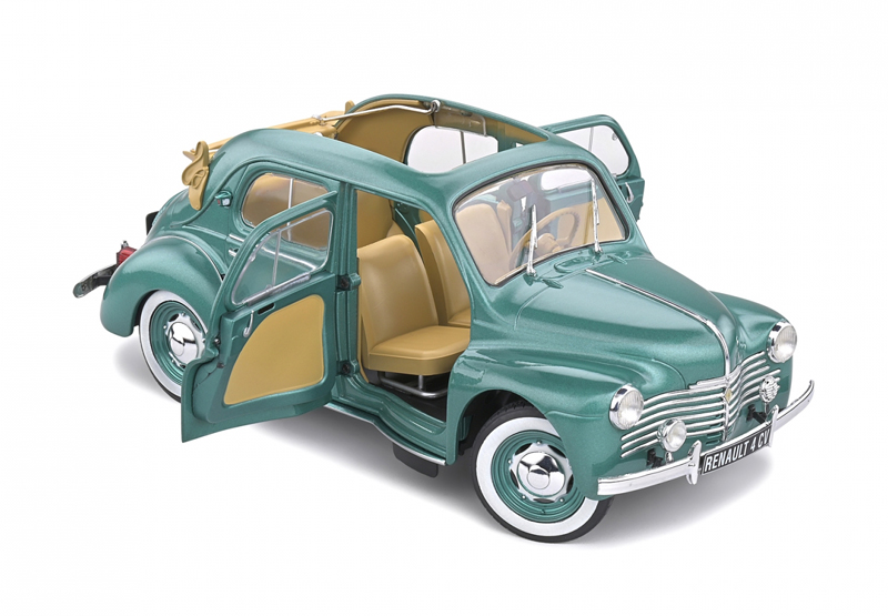 Renault 4CV 4 CV Cabrio 1951 türkisgrün metallik 1:18