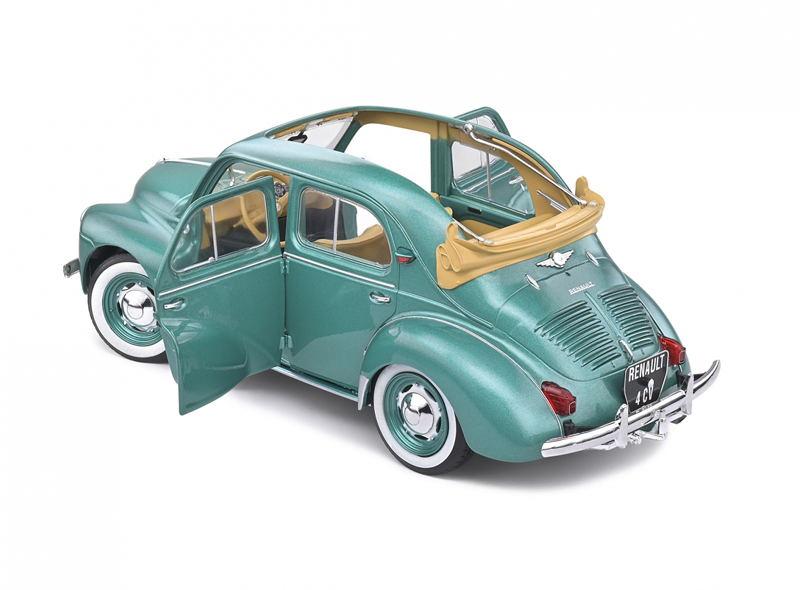Renault 4CV 4 CV Cabrio 1951 türkisgrün metallik 1:18