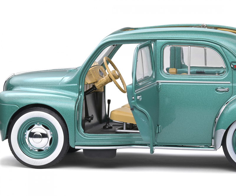 Renault 4CV 4 CV Cabrio 1951 türkisgrün metallik 1:18