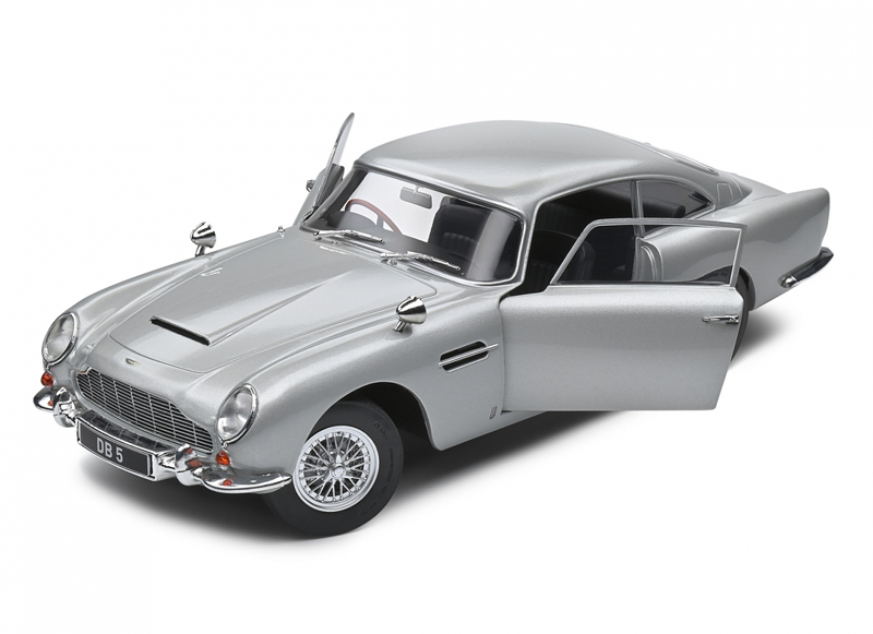 Aston Martin DB5 Coupe silber metallik 1:18