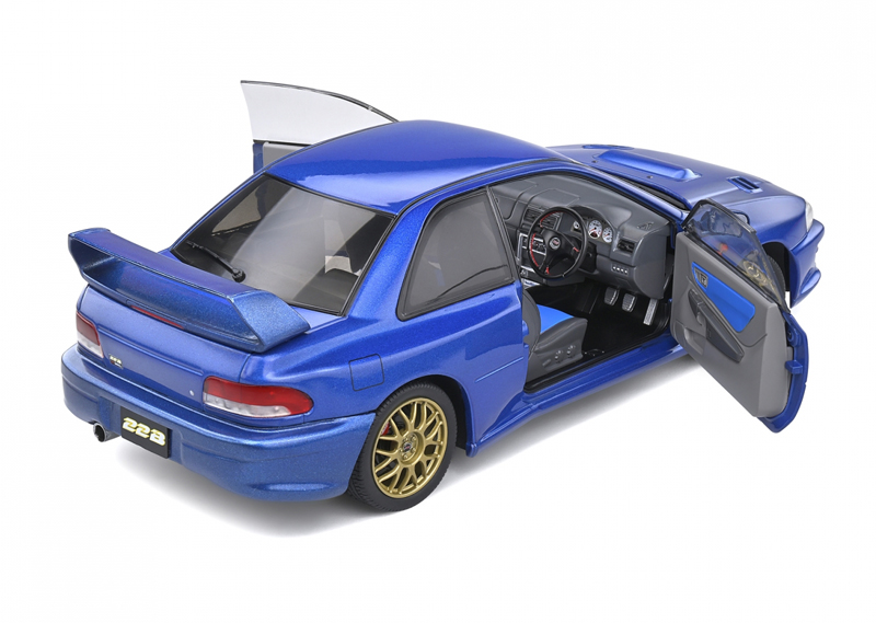 Subaru Impreza 22B S5 WRC 1998 blau 1:18