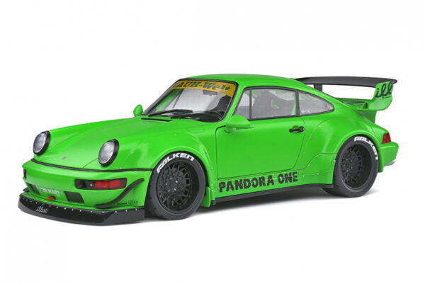 Porsche 911 964 Coupe RWB Rauh Welt PANDORA One grün 1:18