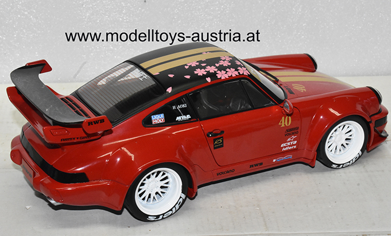Porsche 911 964 Coupe RWB Rauch Welt RED SAKURA 2021 rot 1:18