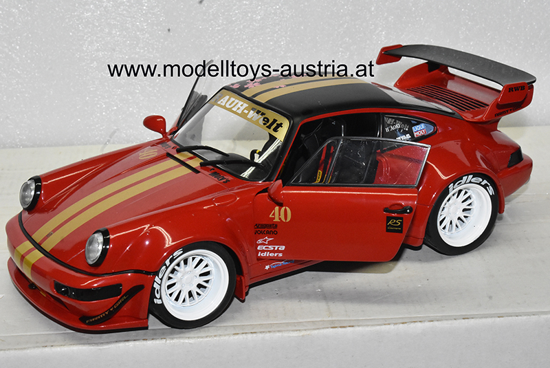 Porsche 911 964 Coupe RWB Rauch Welt RED SAKURA 2021 rot 1:18