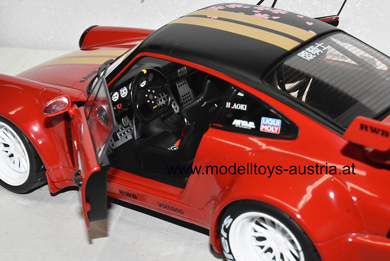 Porsche 911 964 Coupe RWB Rauch Welt RED SAKURA 2021 rot 1:18