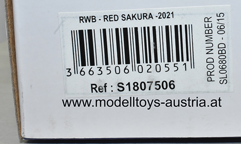 Porsche 911 964 Coupe RWB Rauch Welt RED SAKURA 2021 rot 1:18