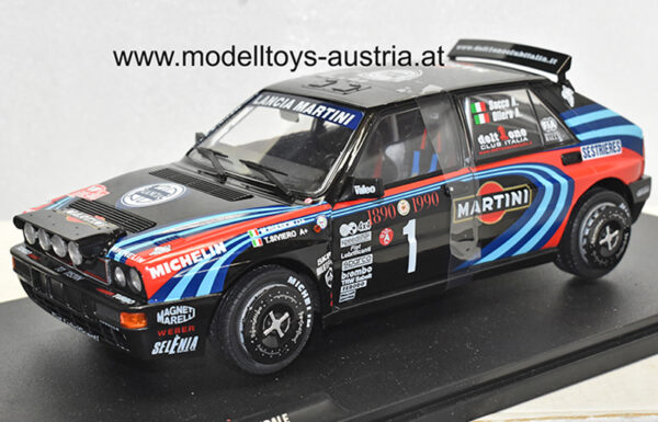 Lancia Delta HF Integrale EVO 1990 Rally Monte Carlo TRIBUTE TO MIKI BIASION 1:18