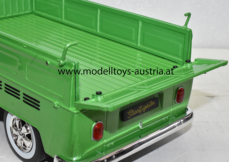 VW T2 Pritschenwagen Transporter Pick up CUSTOM grün metallik 1:18