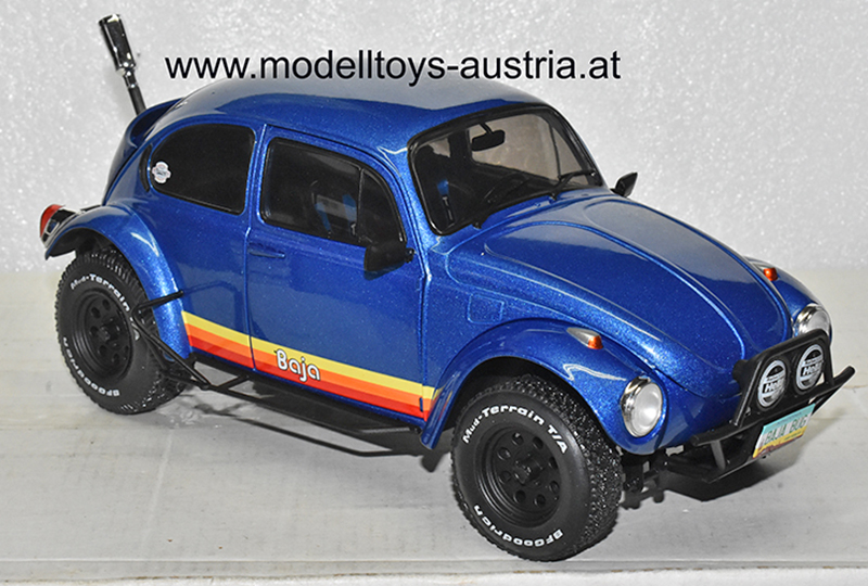VW Käfer BAJA Buggy 1975 blau 1:18